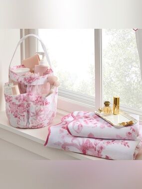 Loveshack Fancy Pottery Barn Teen Garden Damask Bath Set